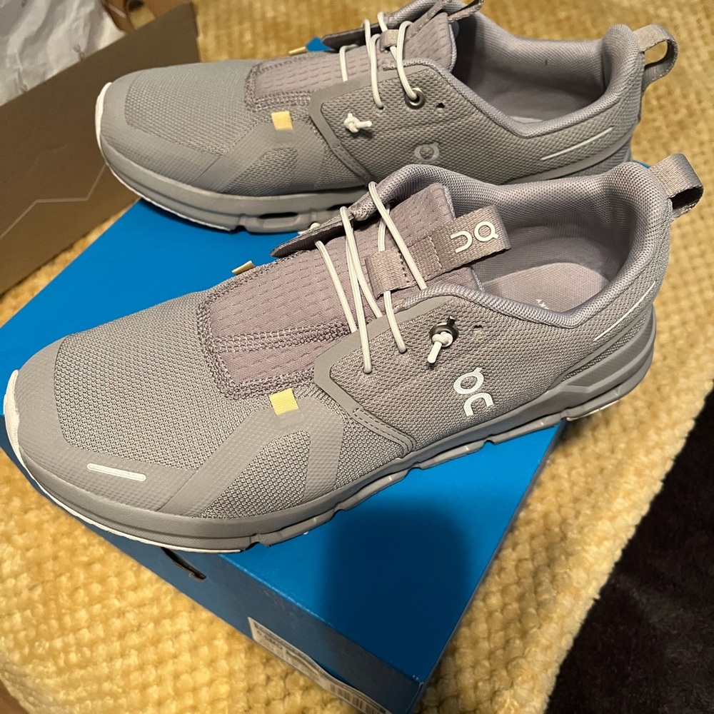 On Running Youth Gray Athletic Shoes